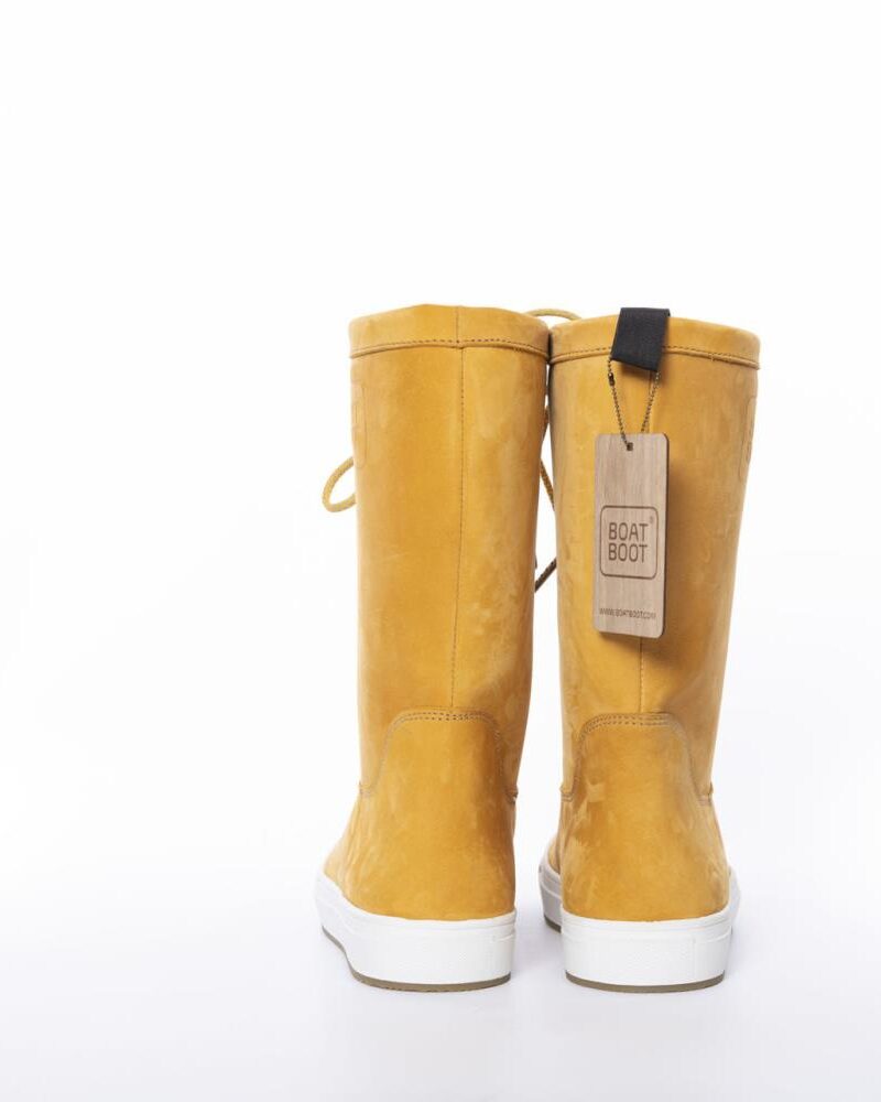 Boat Boot Leather Yellow