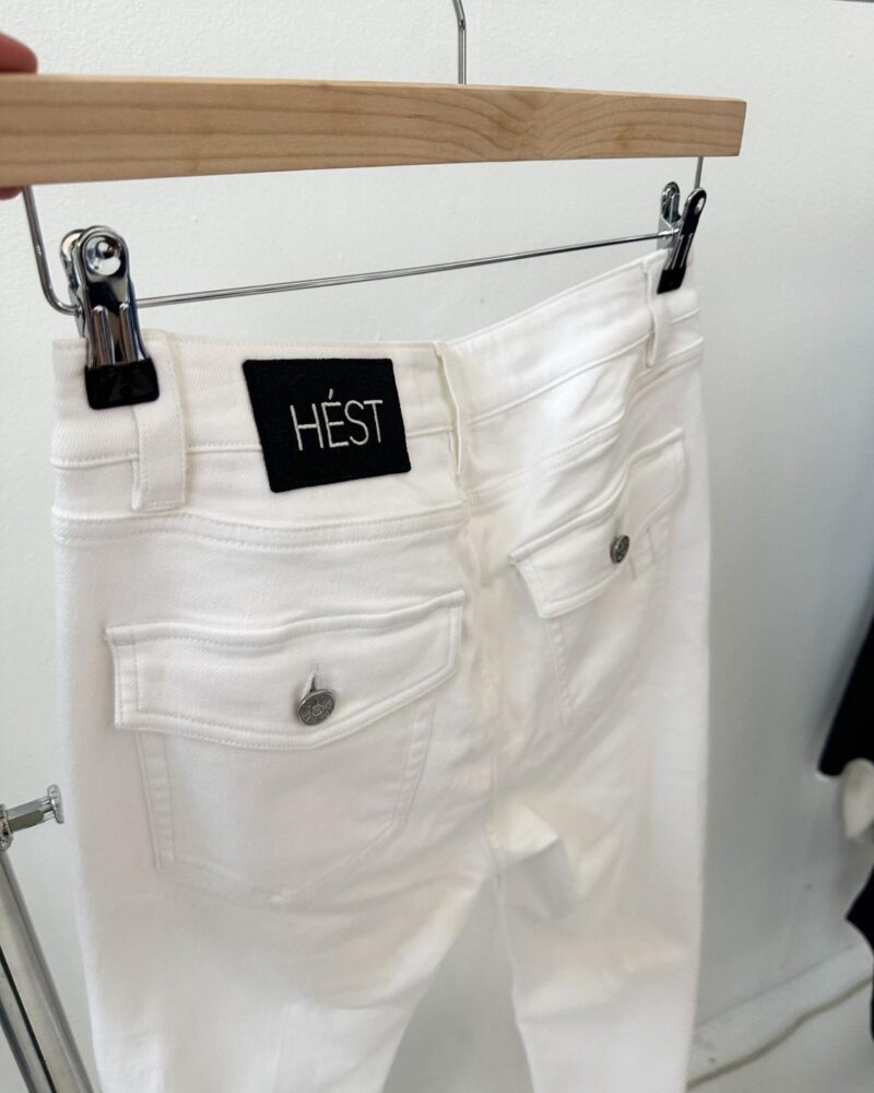Hèst Sia Cropped Jeans White