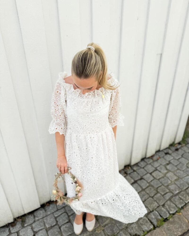BY IC Sigrid Dress Long White