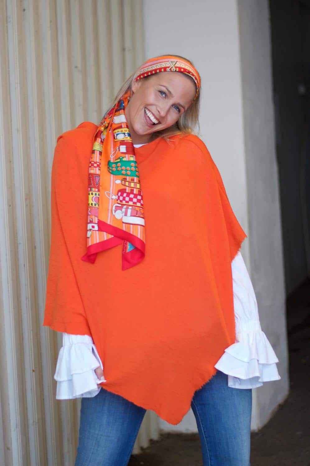 By Basics Poncho One Size Carrot