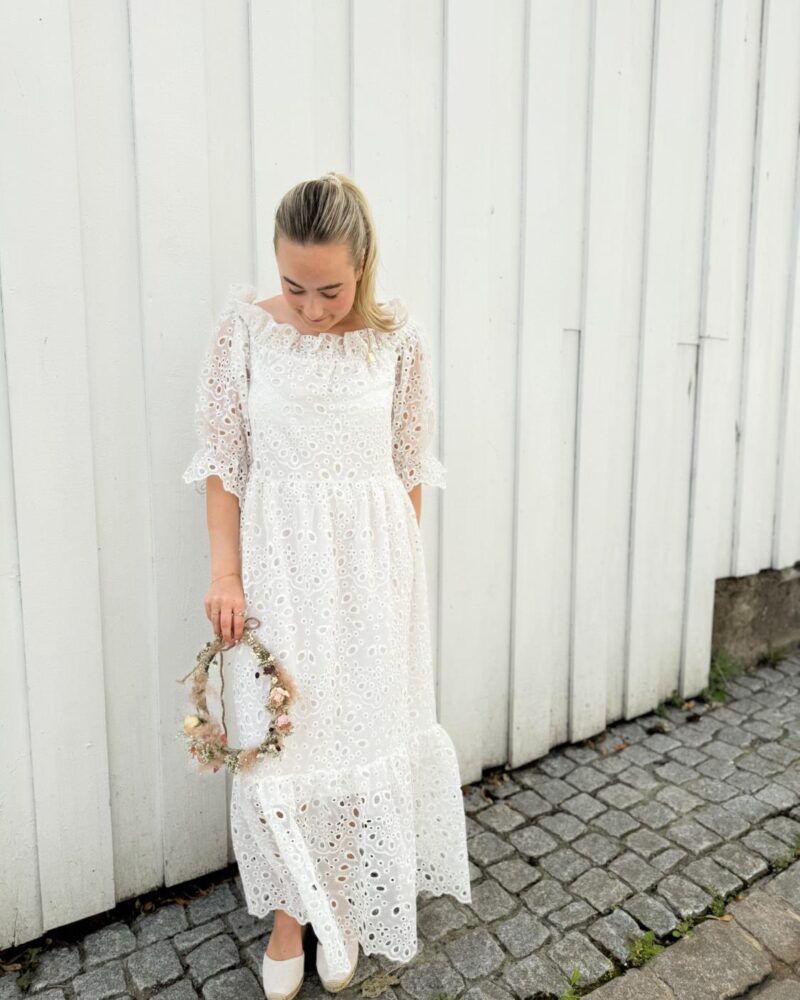 BY IC Sigrid Dress Long White