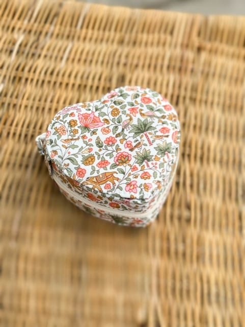 Emilia By Bon Dep Jewelry Box Heart Imran Pink