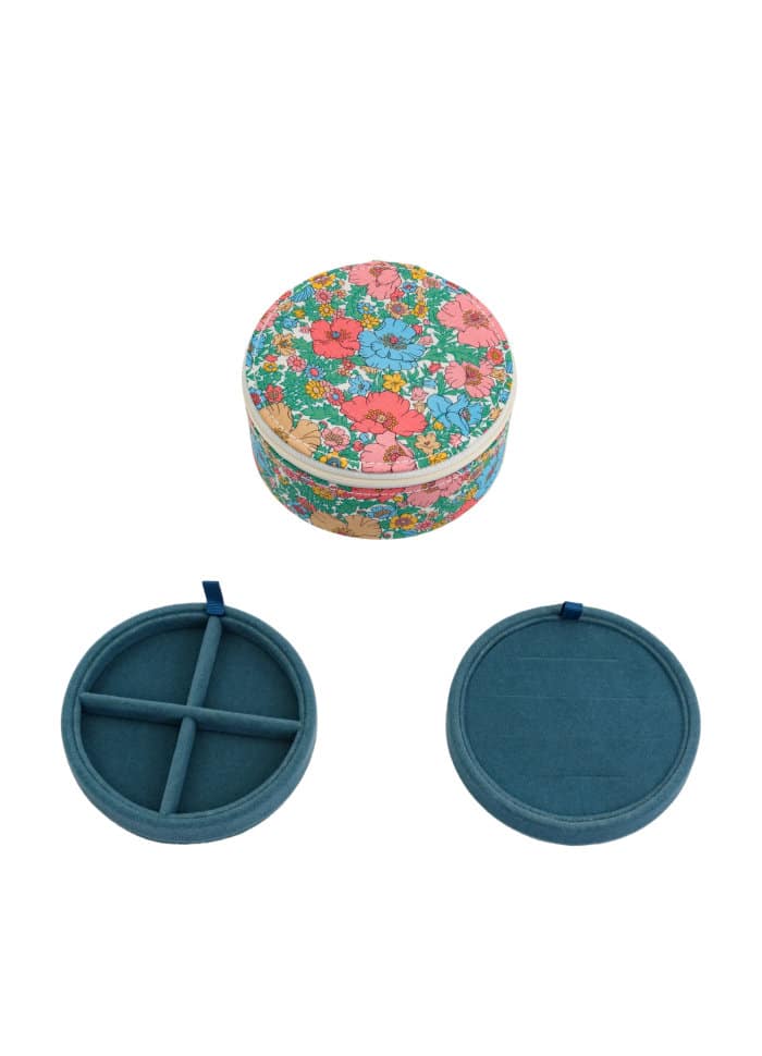 Emilia By Bon Dep Jewlery Small Box Meadow Peach