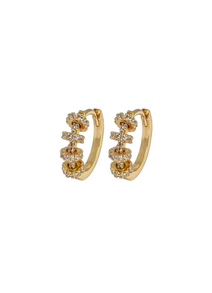 Emilia By Bon Dep Medium Ring Hoops