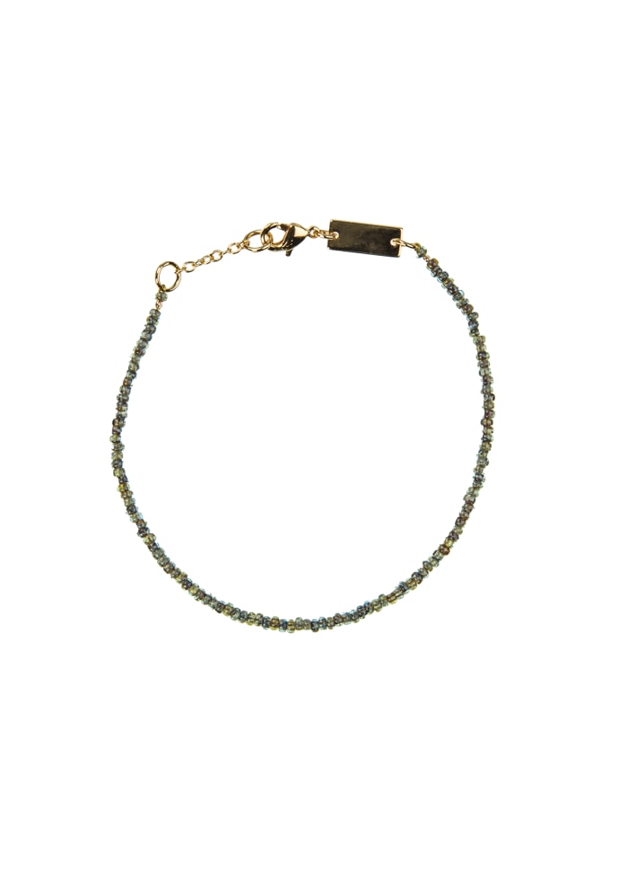 Emilia By Bon Dep Pearl Bracelet Army