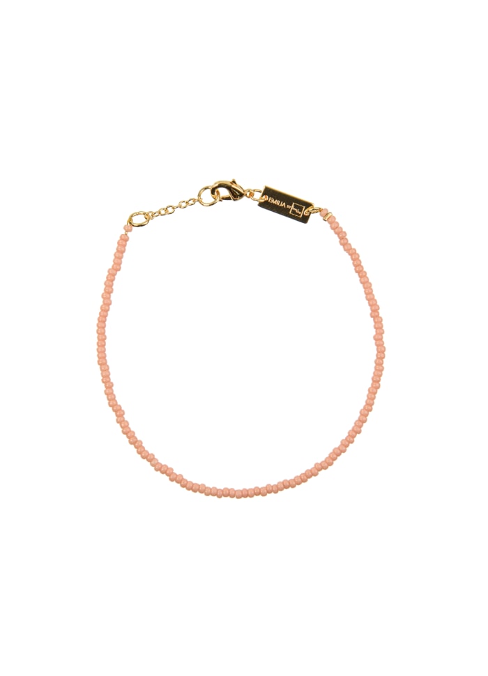 Emilia By Bon Dep Pearl Bracelet Coral