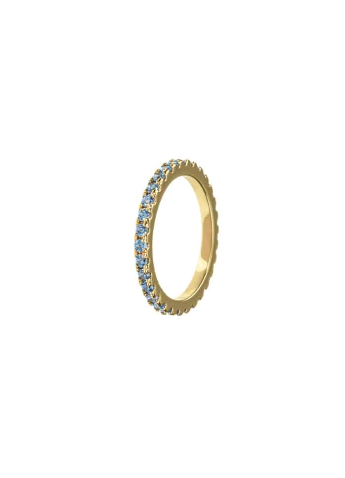 Emilia By Bon Dep Ring Blue Str 57