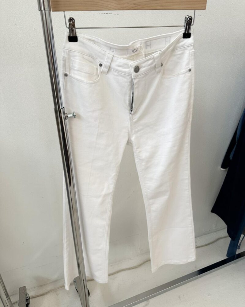 Hèst Sia Cropped Jeans White
