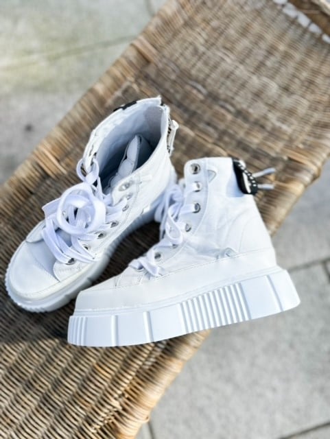 Inuikii Leather Matilda White Sneakers