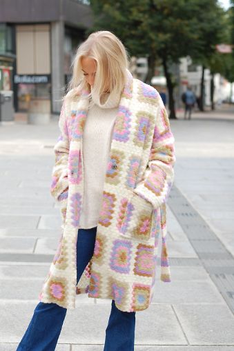 Love Forever Lissoni Wool Coat Off White