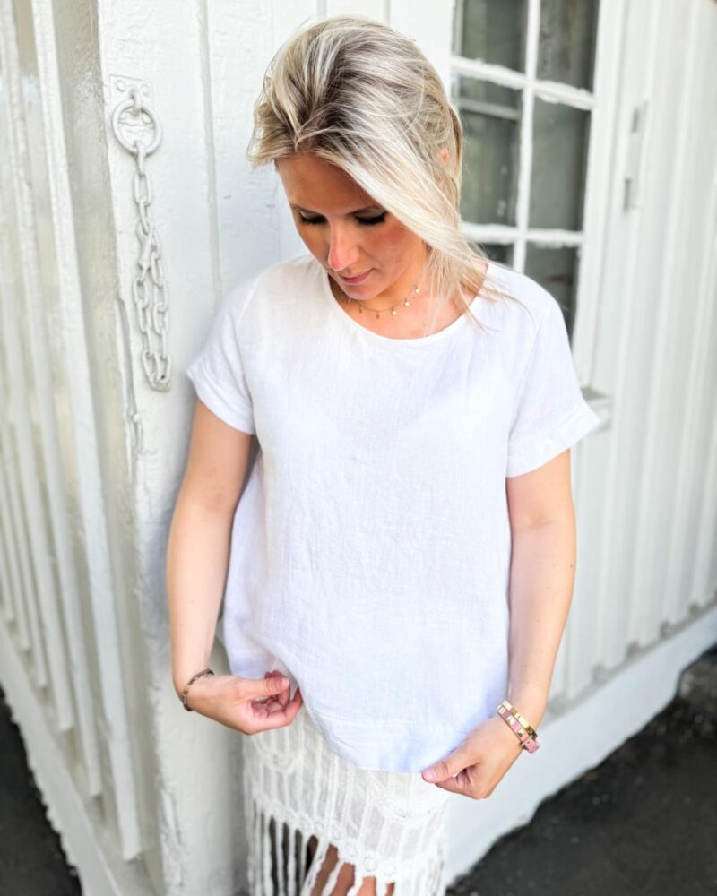 Marta Du Chateau Natalie Blouse White