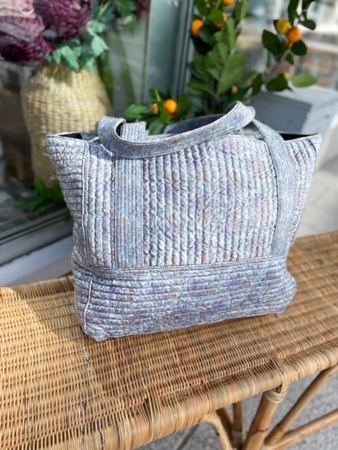 Sissel Edelbo Lena Silk Maxi Bag Blue Mix
