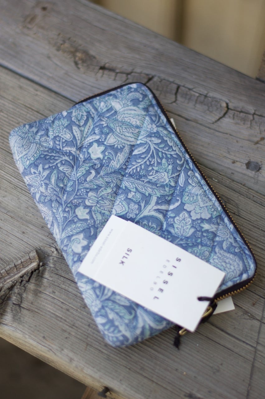 Sissel Edelbo Nora Small Silk Wallet Blue