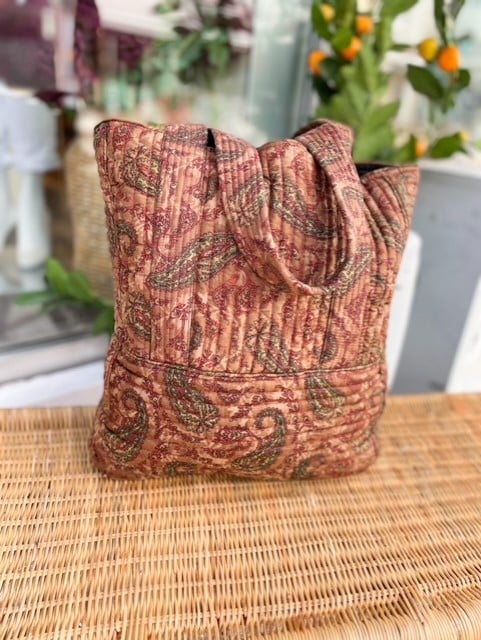 Sissel Edelbo Sophia Silk Tote Bag Brown
