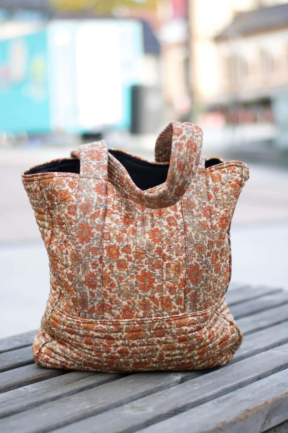 Sissel Edelbo Sophia Tote Bag Brown Flowers