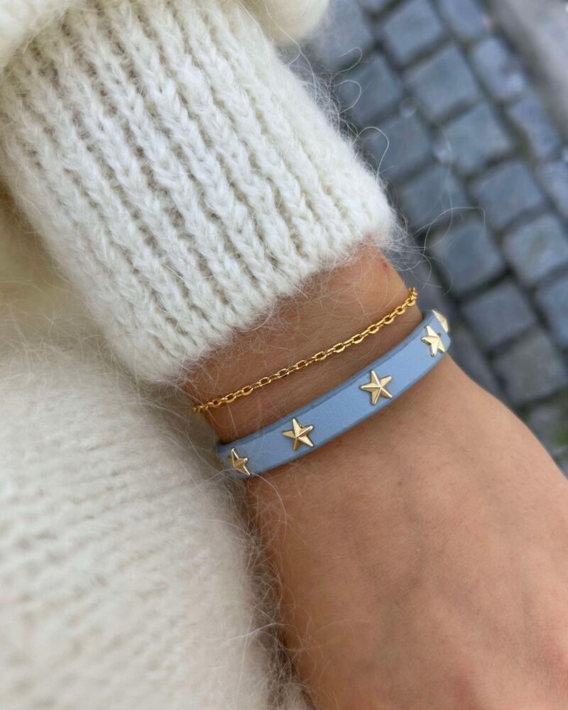 Dark Star Stud Bracelet Mini Cool Blue