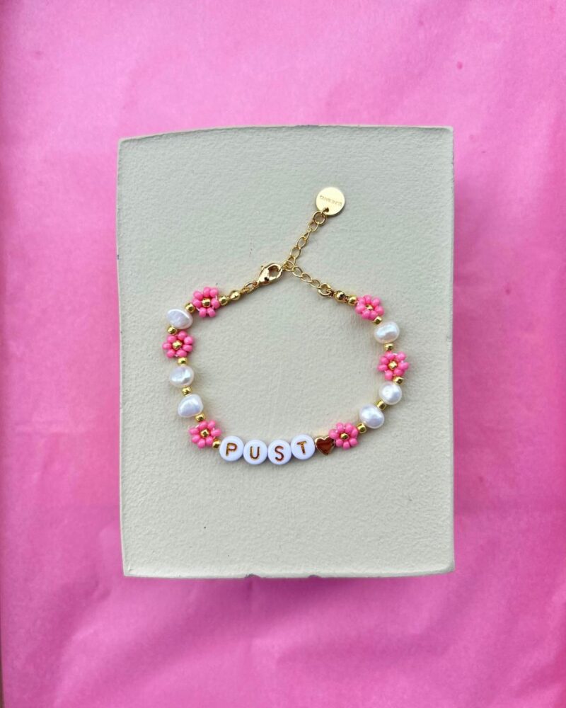 Eline Bang Blomsterarmbånd Rosa