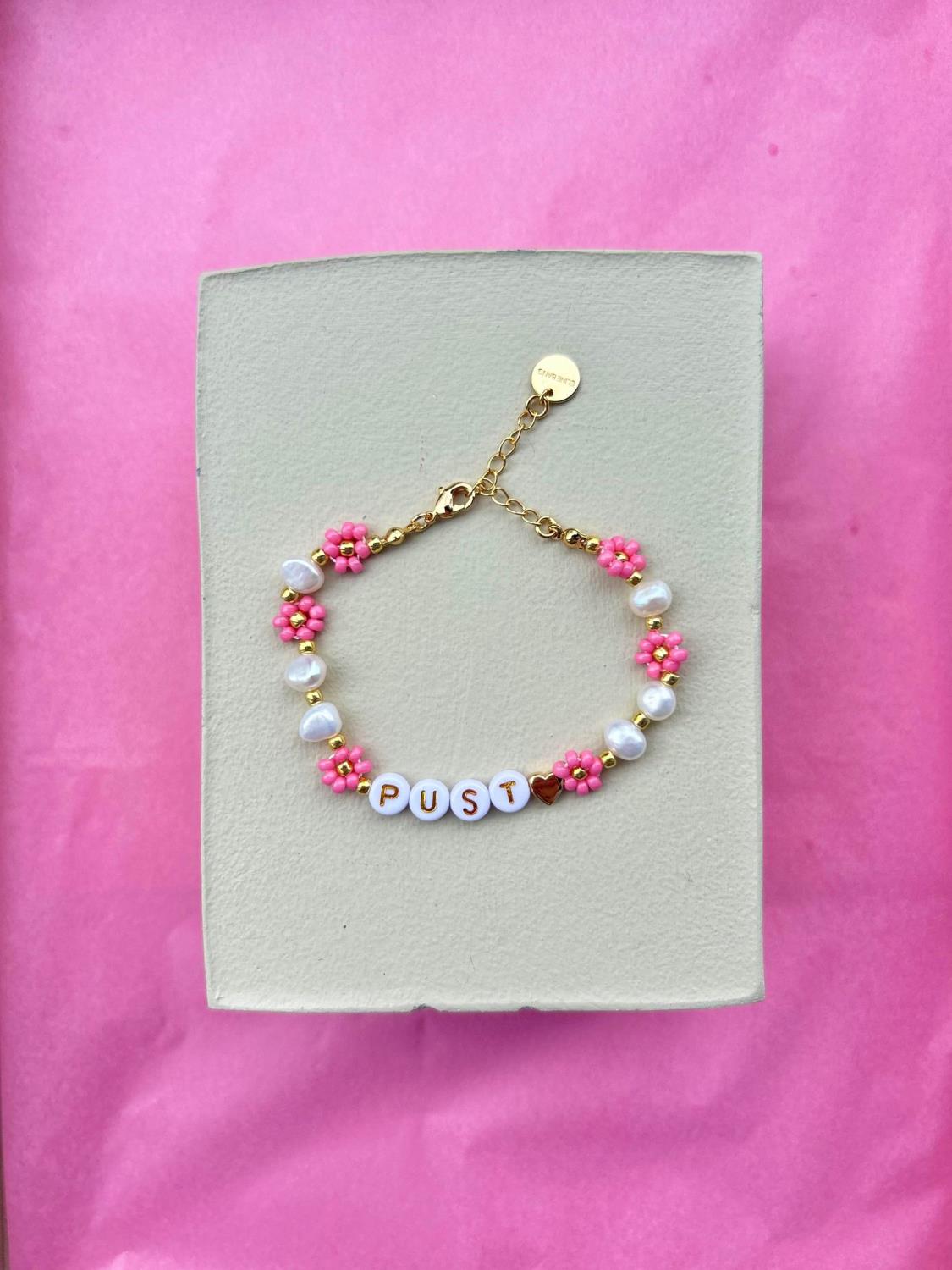 Eline Bang Blomsterarmbånd Rosa