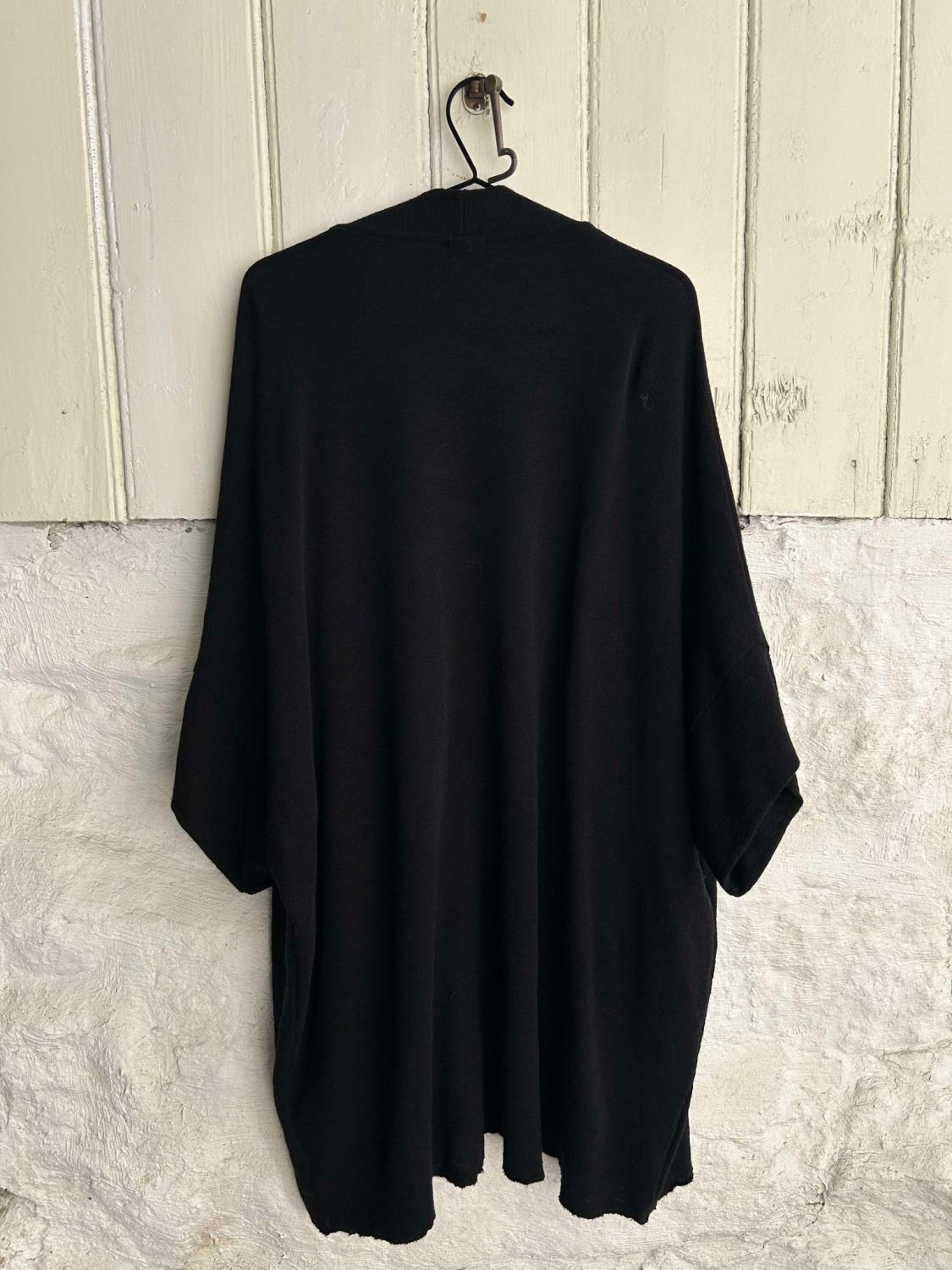 By Basics Cardigan Extra Wide Black