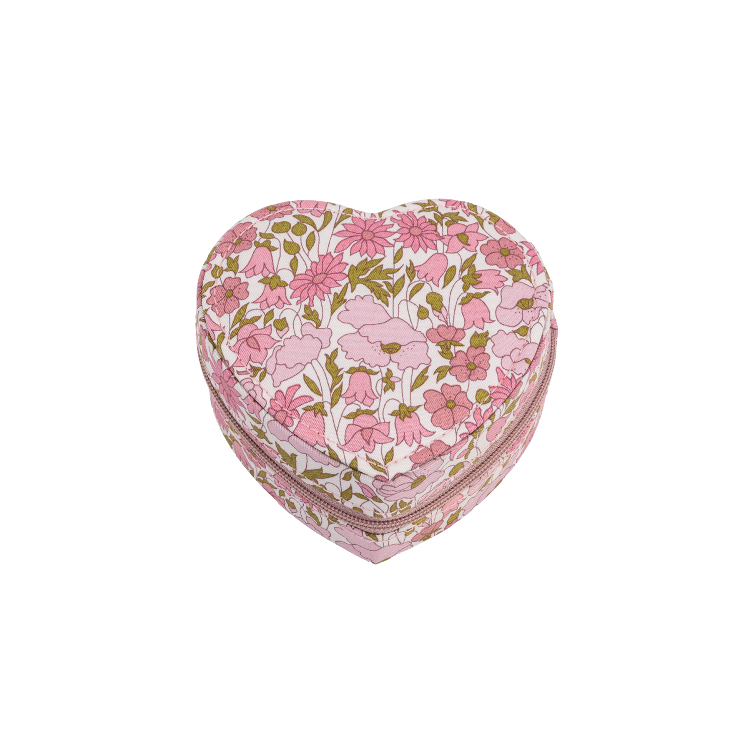 Bon Dep Jewerly Box Heart Liberty Poppy & Daisy