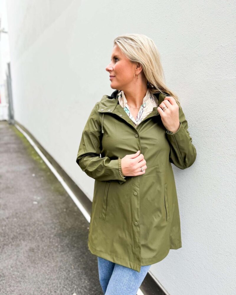 Noisy May Raincoat Green