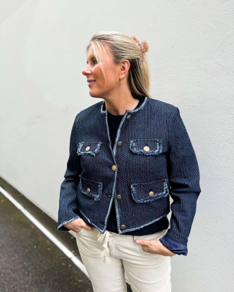 SuncooWoven Veste Diana Bleu Jeans