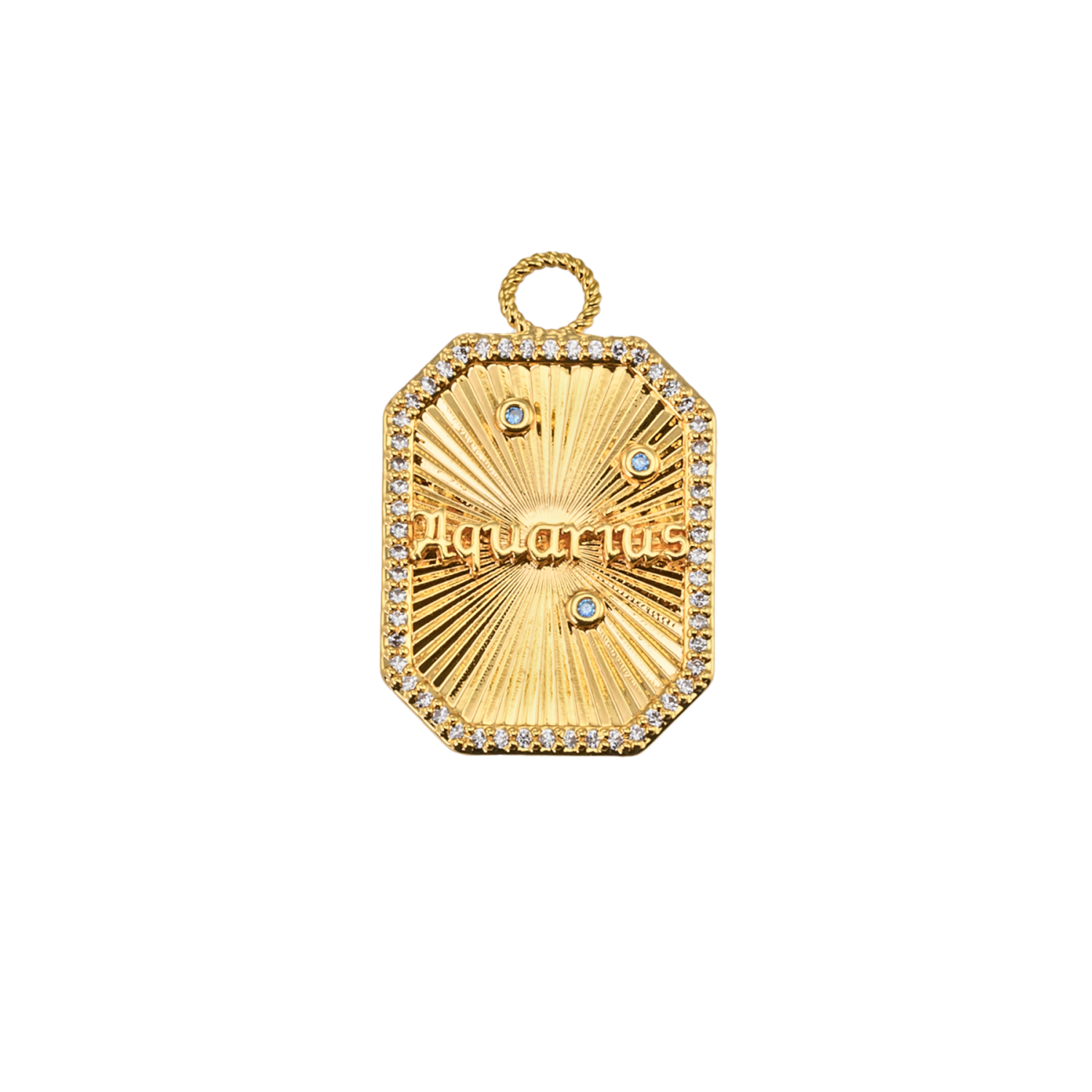 Emilia By Bon Dep Aquarius Pendant Charm