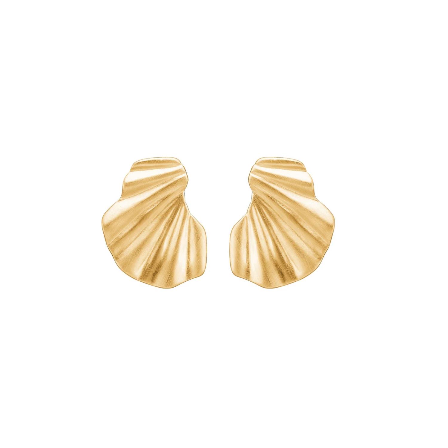 Enamel Earring Wave