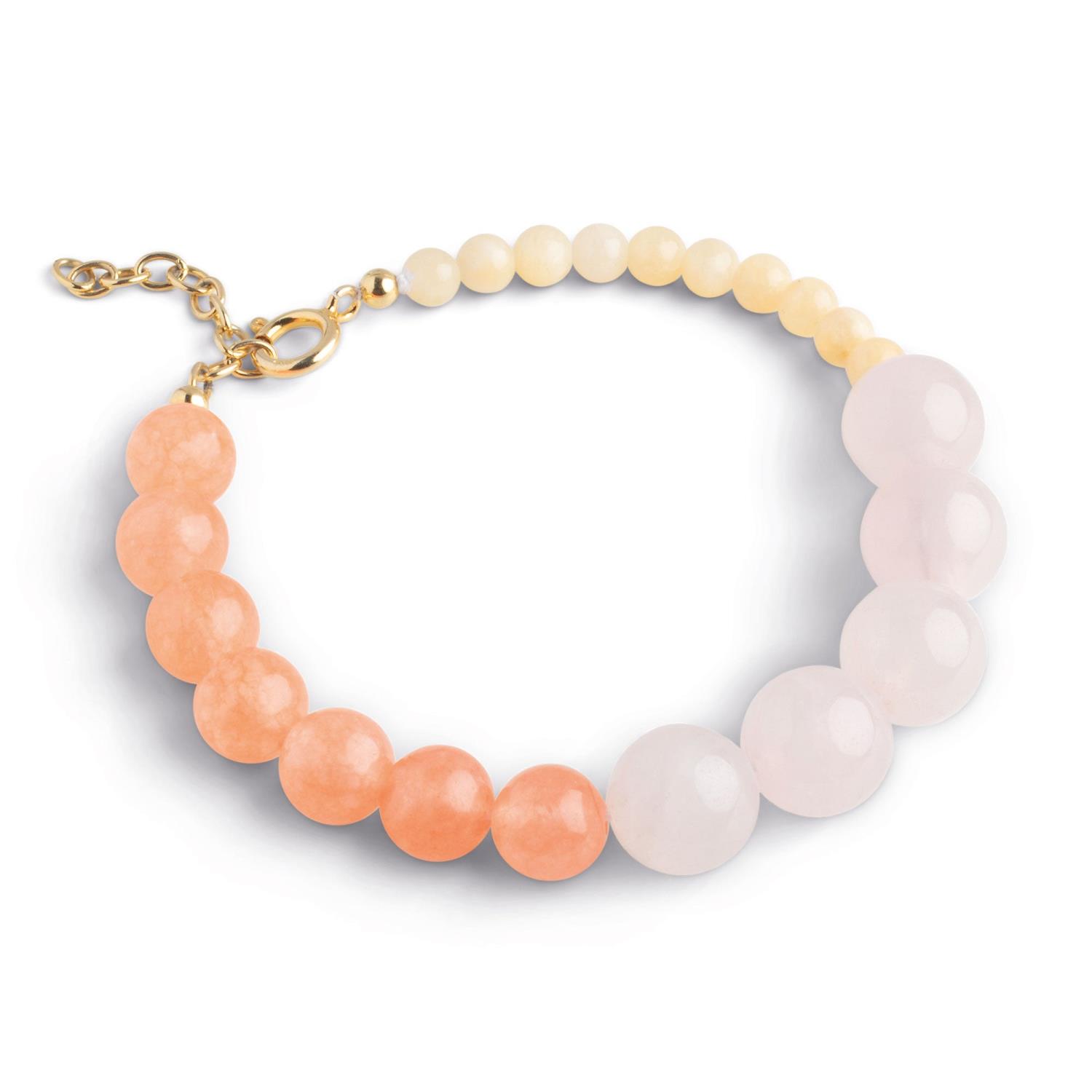 Enamel Tahlia Bracelet Orange/ Pink