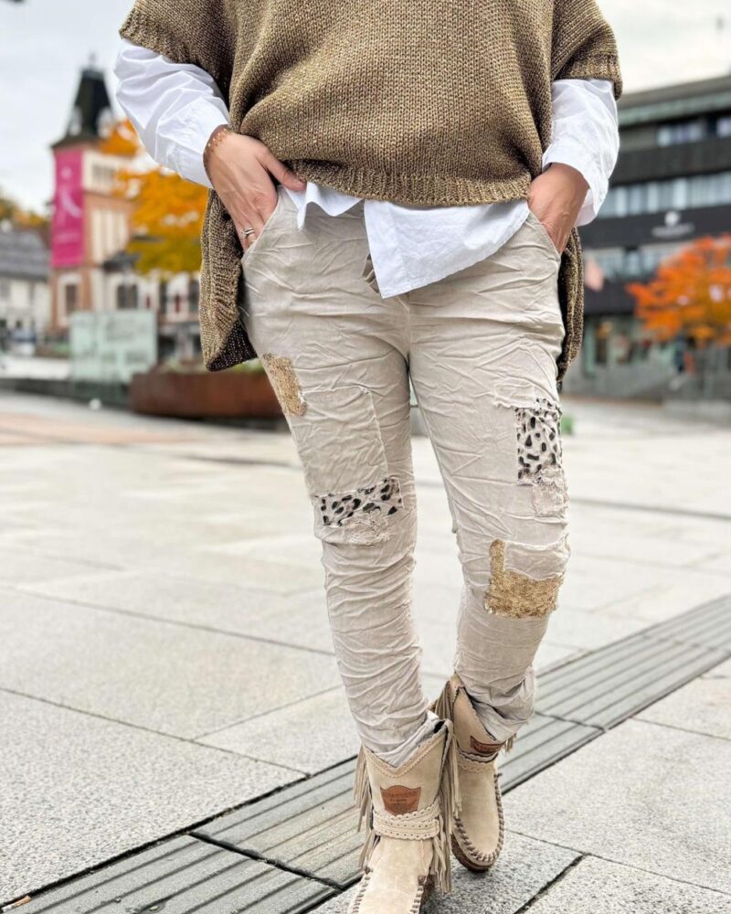 IBC Collection Franzy Pants Leo Beige