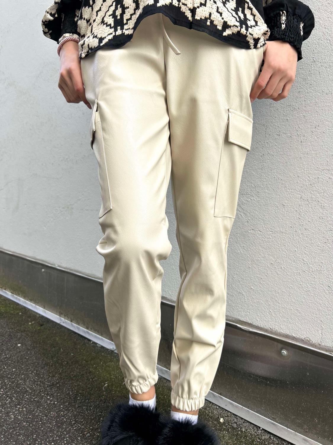 Ibc Collection Pocket Pants Off White