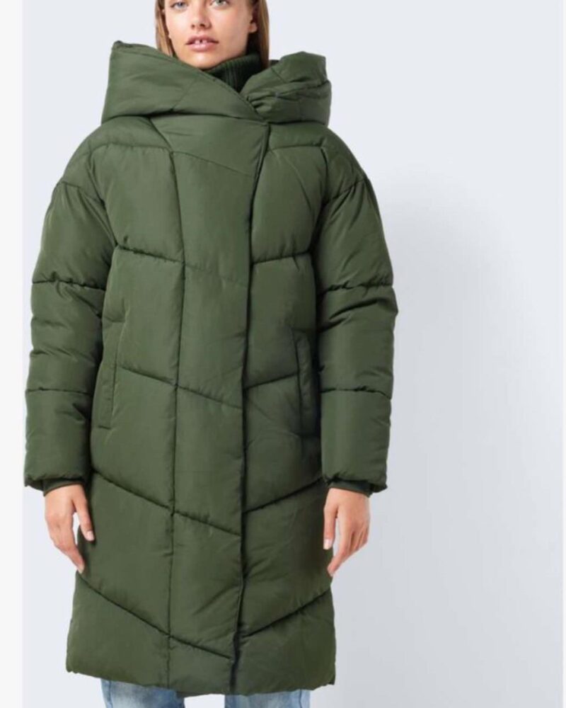 Noisy May Tally Long Jacket Green