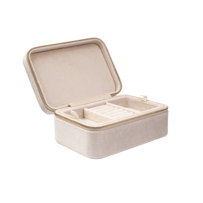 Dark Velvet Jewellery Box Sand