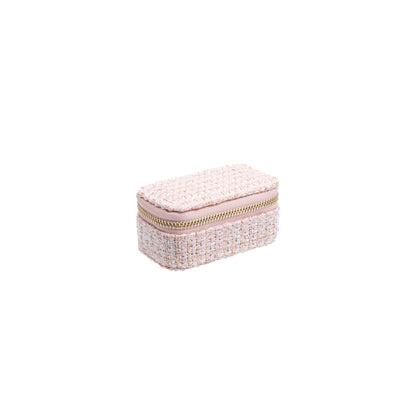 Dark Tweed jewellery Box Micro Light Rose