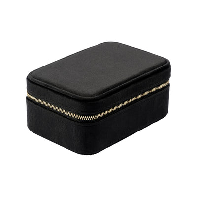 Dark Velvet Jewellery Box Black