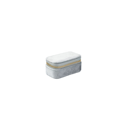 Dark Velvet Jewellery Box Micro Sparkled Teal