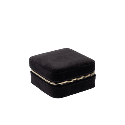 Dark Velvet Jewellery Box Mini Black