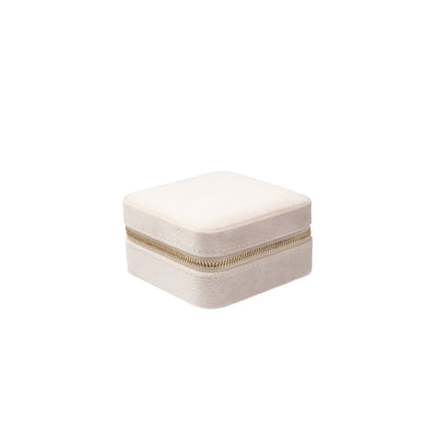 Dark Velvet Jewellery Box Mini Sand