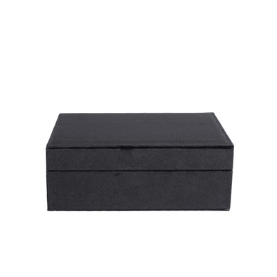 Dark Velvet Jewerly Box Large Black