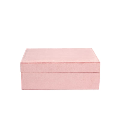 Dark Velvet Jewerly Box Large Blush Rose
