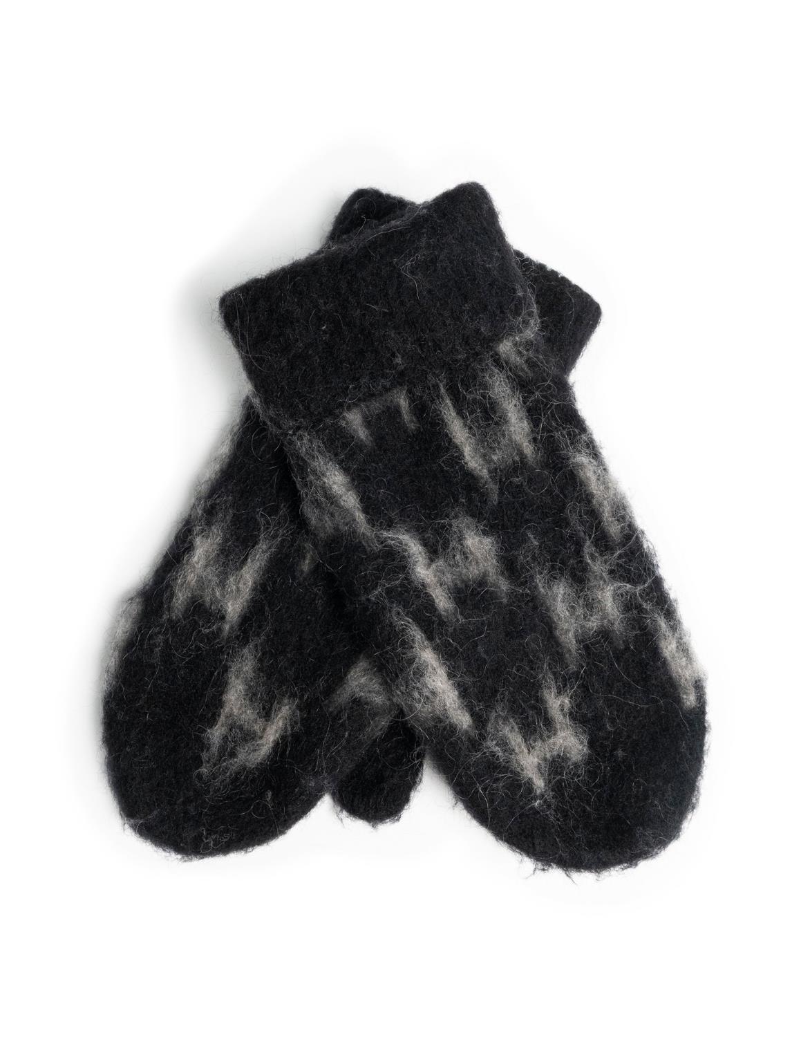 Hèst Asta Mittens Black