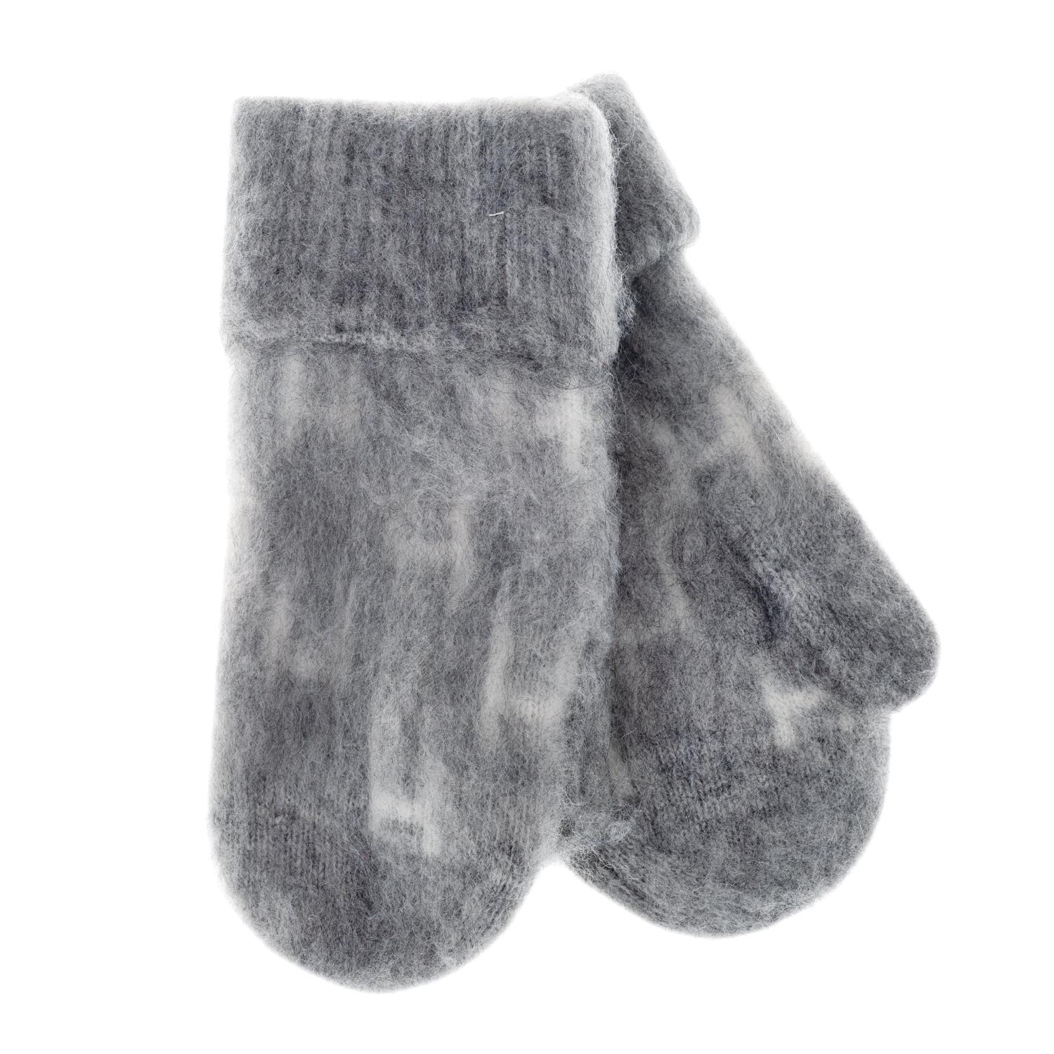 Hèst Asta Mittens Grey Melange