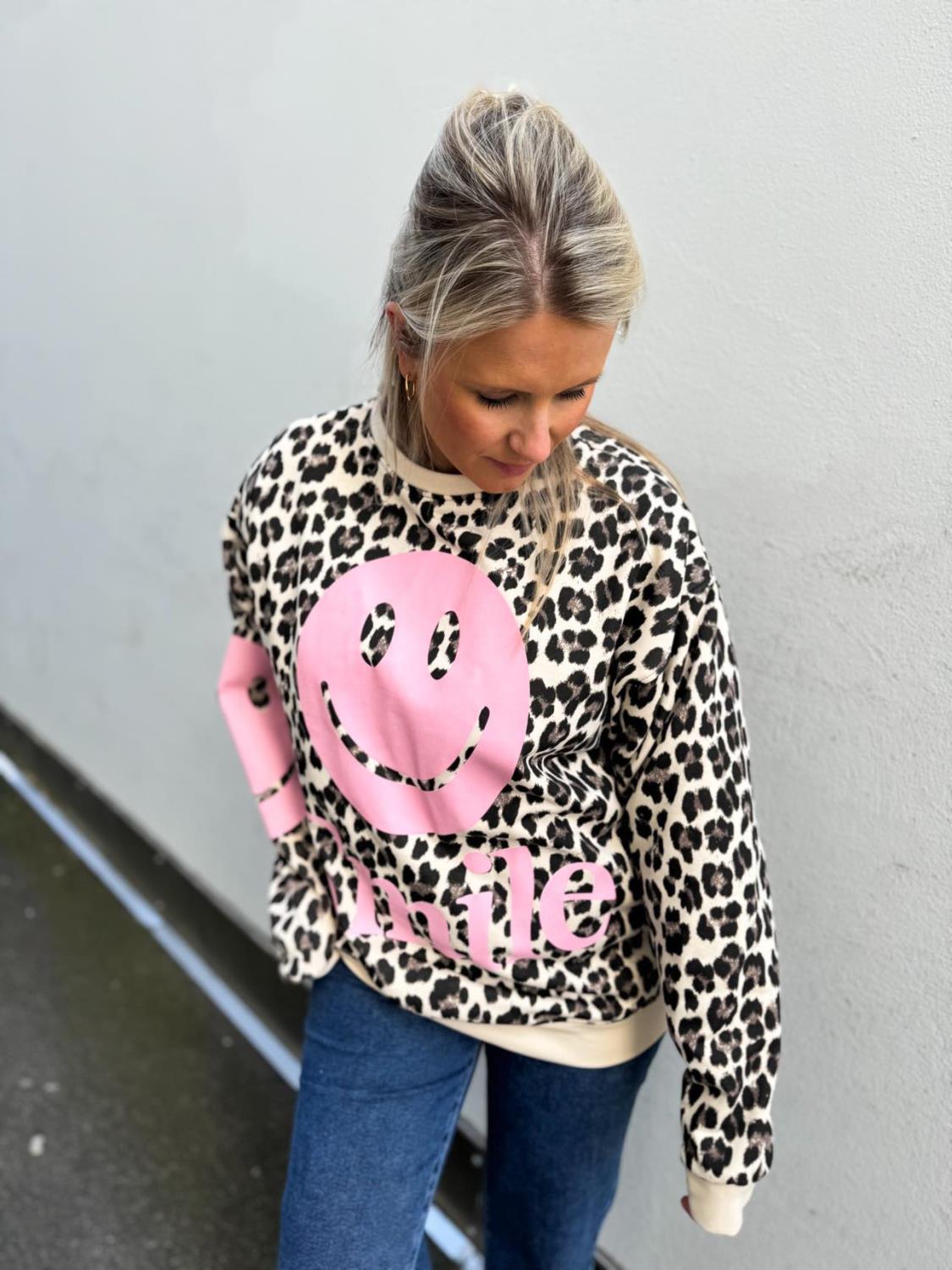 Boho Love Leo Smiley Sweater