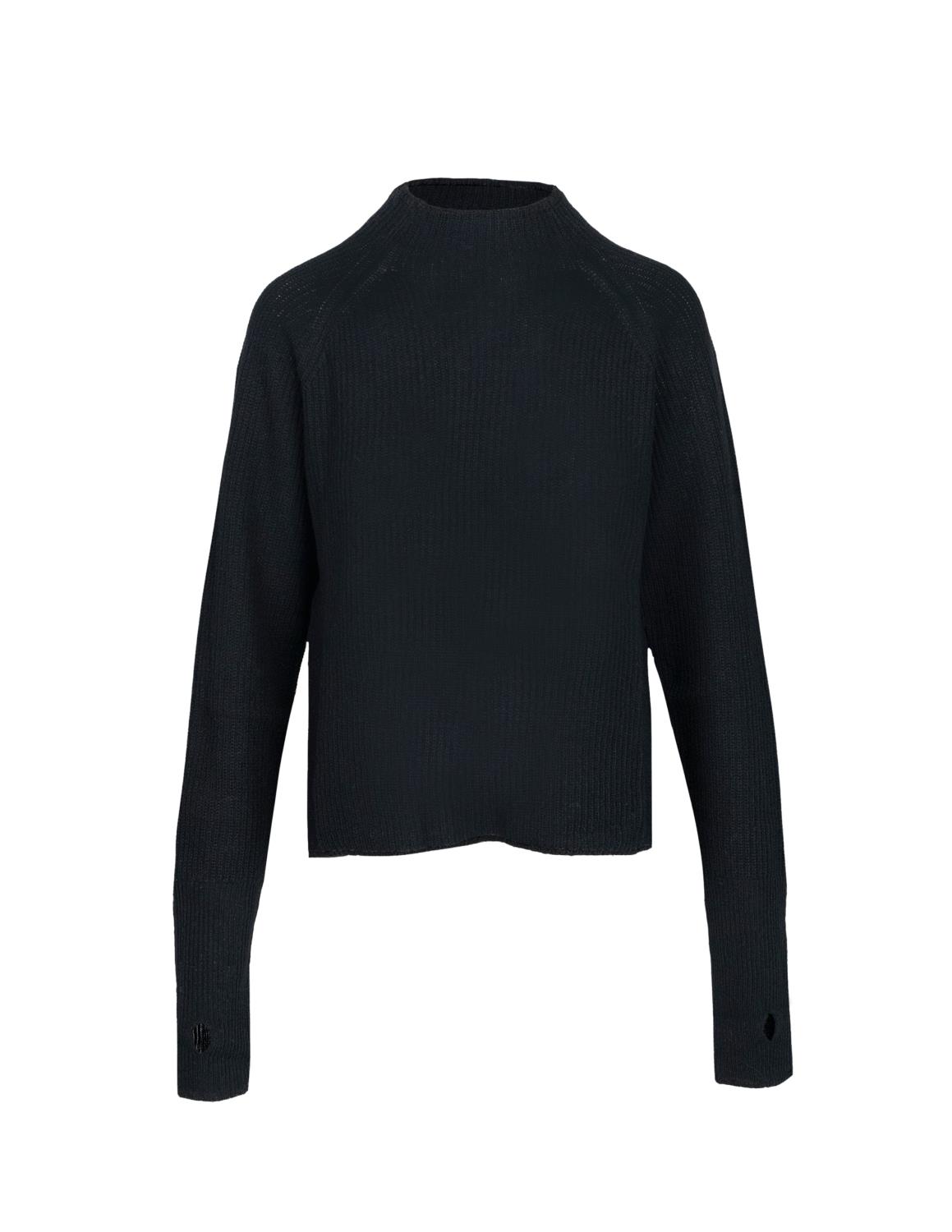 Hest Eli Rib Sweater Black