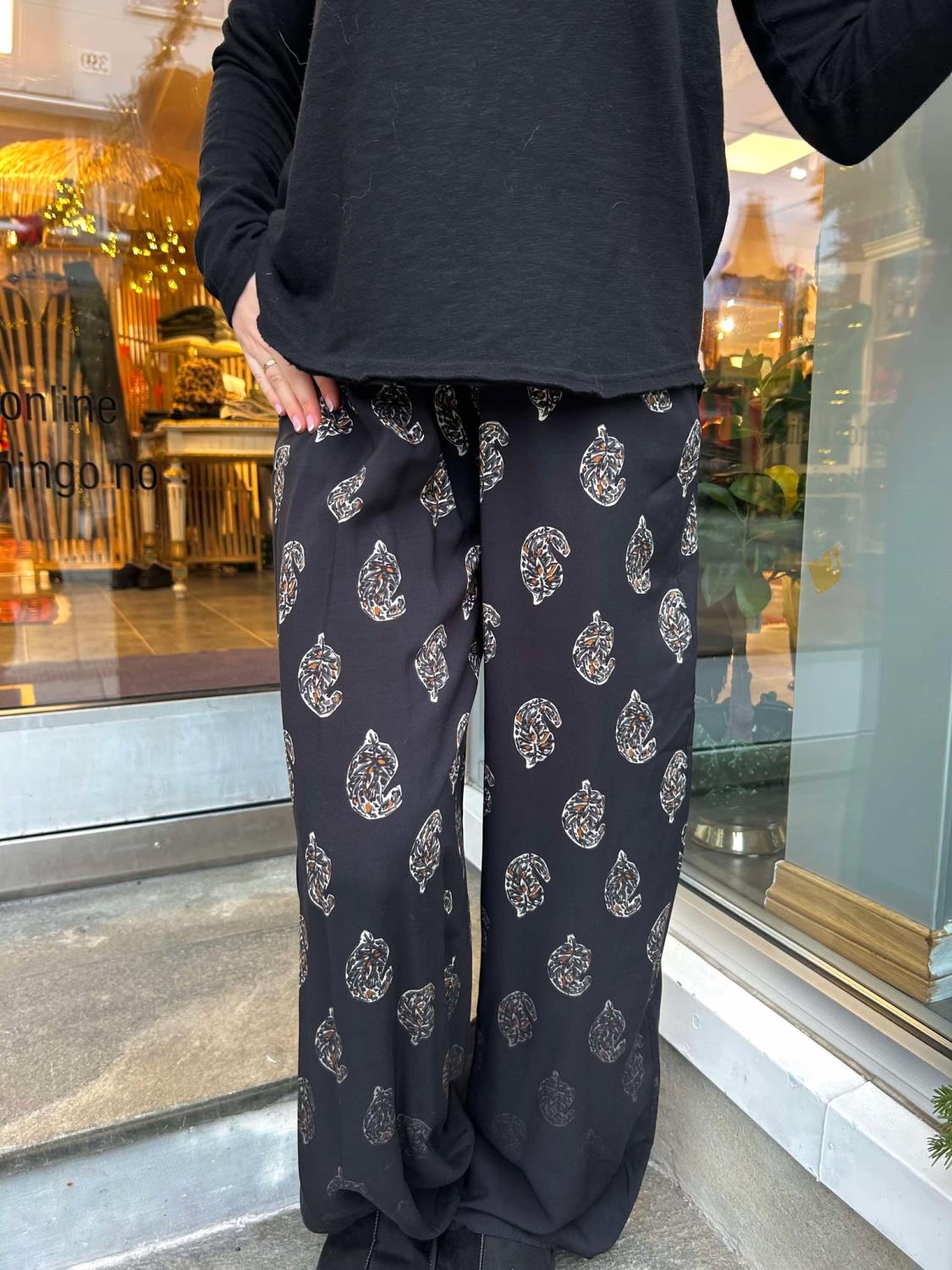 Marta Du Chateau Grethe Pant Black Faded