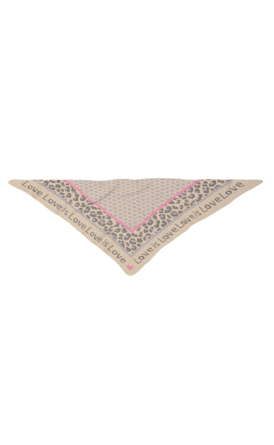 Marta Du Chateau Clio Scarf Grey/Pink