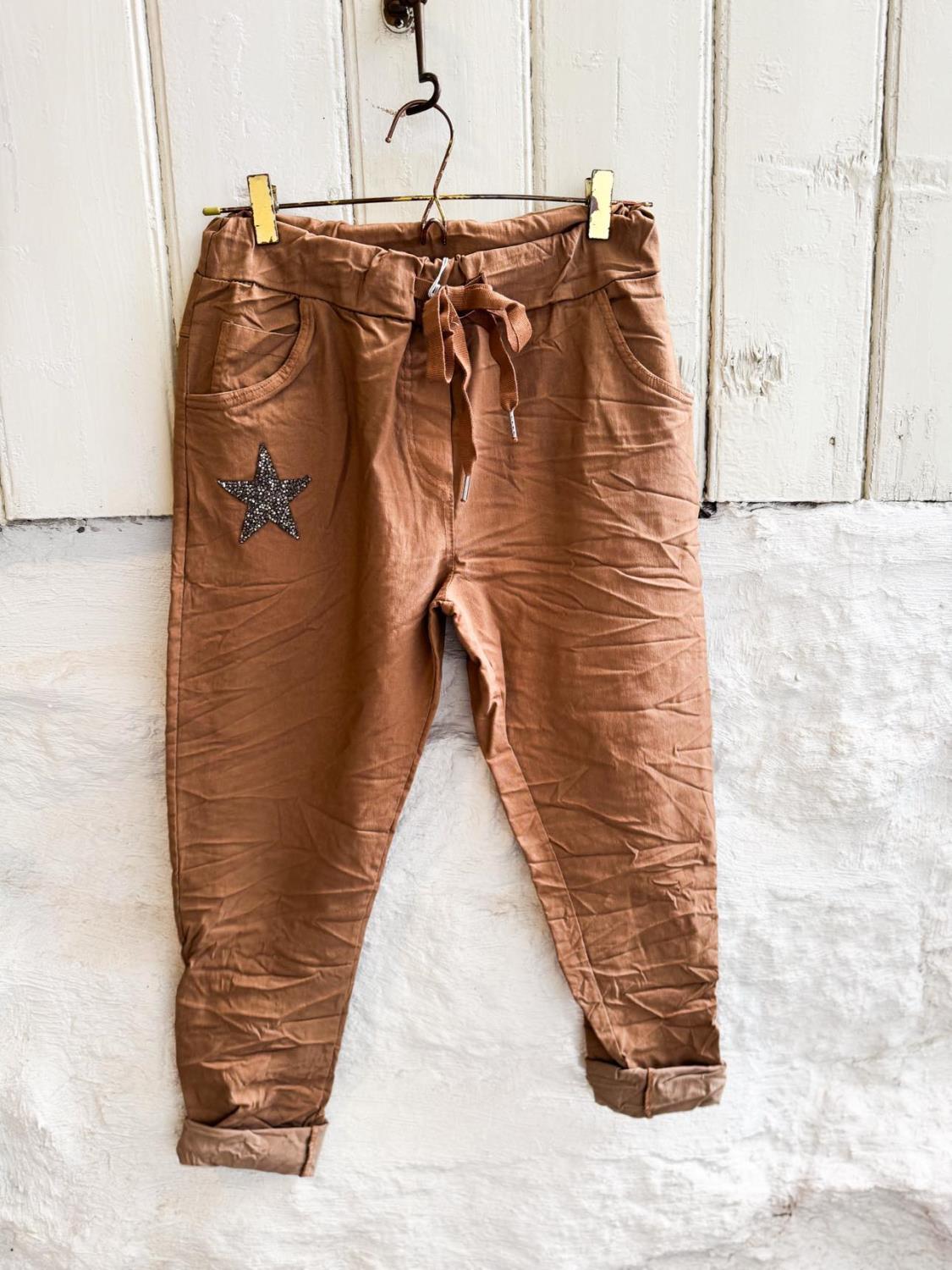 IBC Collection Isabella Pants Star Brown