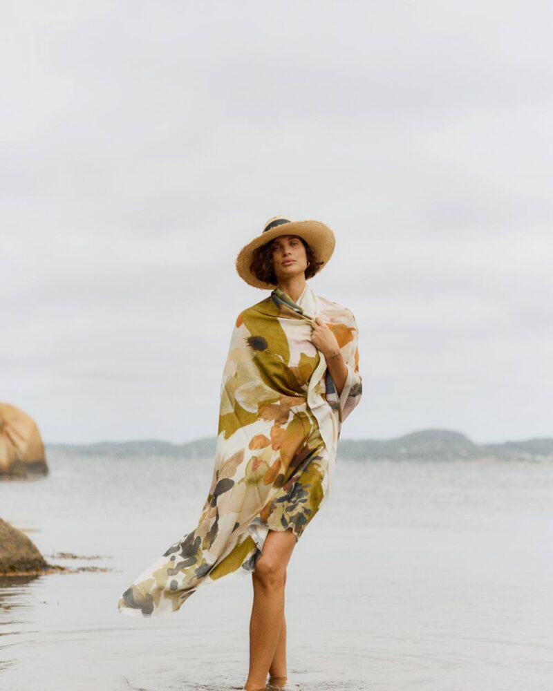 Katrin Uri Olive Yards Scarf Multi