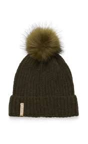 Marta Du Chateau Pompom Hat Military