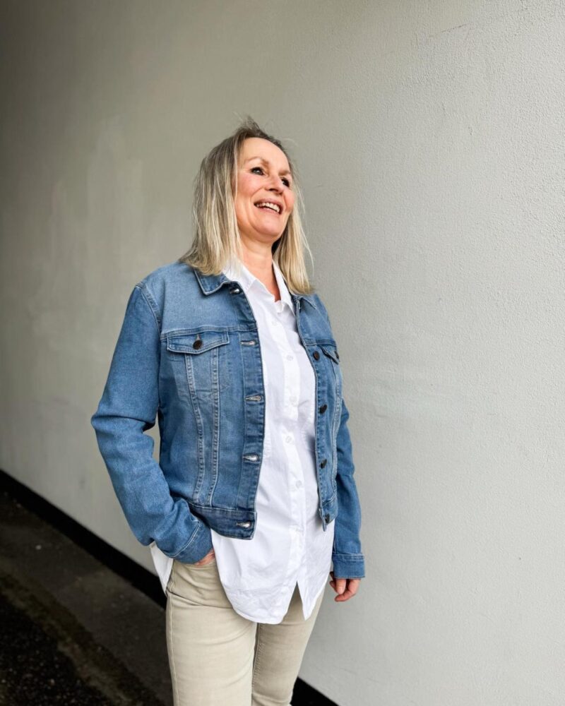 Noisy May Debra Jacket Blue Denim